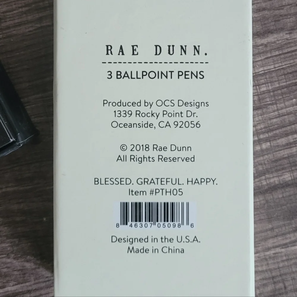 Rae Dunn Thank You Card Sticker Pen Set NEW - Picture 5 of 7